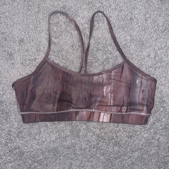 lululemon athletica Other - Lululemon Flow Y Bra IV  Size 12 Mini Hazy Horizon Storm Mauve Bark Berry/Storm